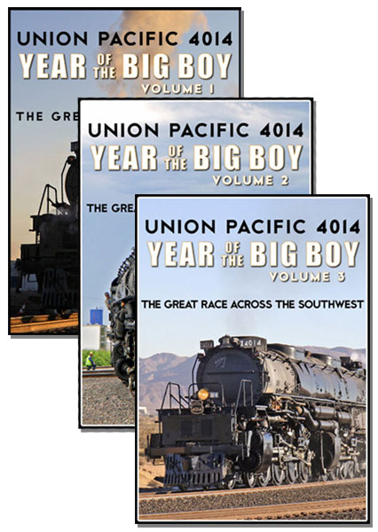 Union Pacific 4014 Year of the Big Boy 3 DVD Collection Vols 1-3 Steam Video Productions SVP4014SETD
