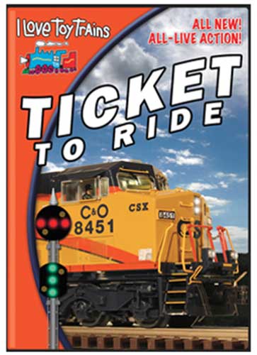 I Love Toy Trains Ticket to Ride DVD TM Books and Video ILRIDE 780484000269