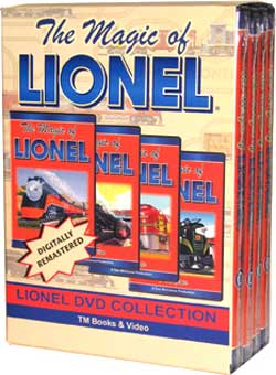 The Magic of Lionel 4-DVD Box Set TM Books and Video MLTBOX 780484535747