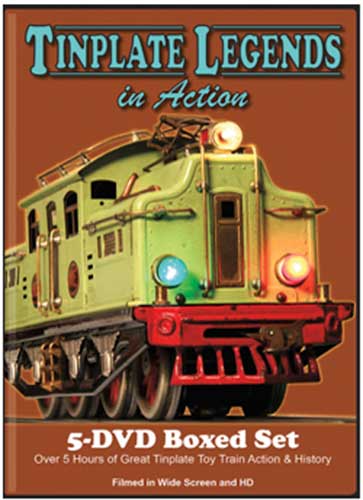 Tinplate Legends in Action 5 Disc DVD Box Set TM Books and Video TINBOX 78048452221