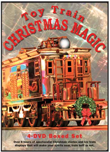 Toy Train Christmas Magic 4 Disc DVD Box Set TM Books and Video XMASBOX 780484000023