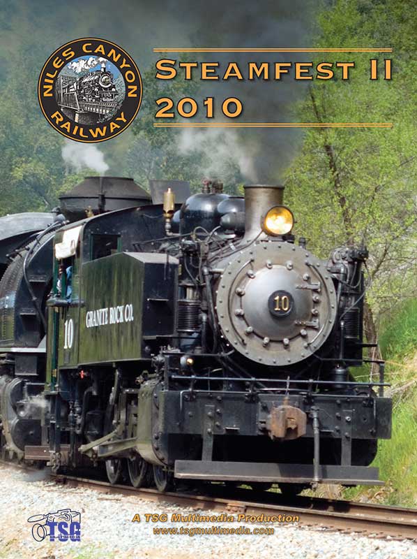 Steamfest II 2010 Niles Canyon Railway DVD TSG Multimedia 10230 654367365724