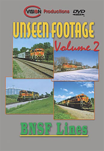 Unseen Footage Vol 2 BNSF Lines C Vision Productions UNSEENVOL2DVD