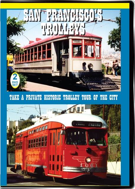 San Franciscos Trolleys Vol1 2-Disc on DVD by Valhalla Video Valhalla Video Productions VV60 9781888949551