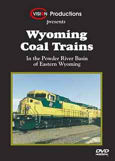 Wyoming Coal Trains in the Powder River Basin of Eastern Wyoming DVD C Vision Productions WHYOCOALDVD